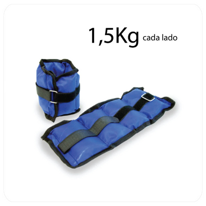 PESAS DE ARENA PARA EJERCICIOS 1.5 KGS