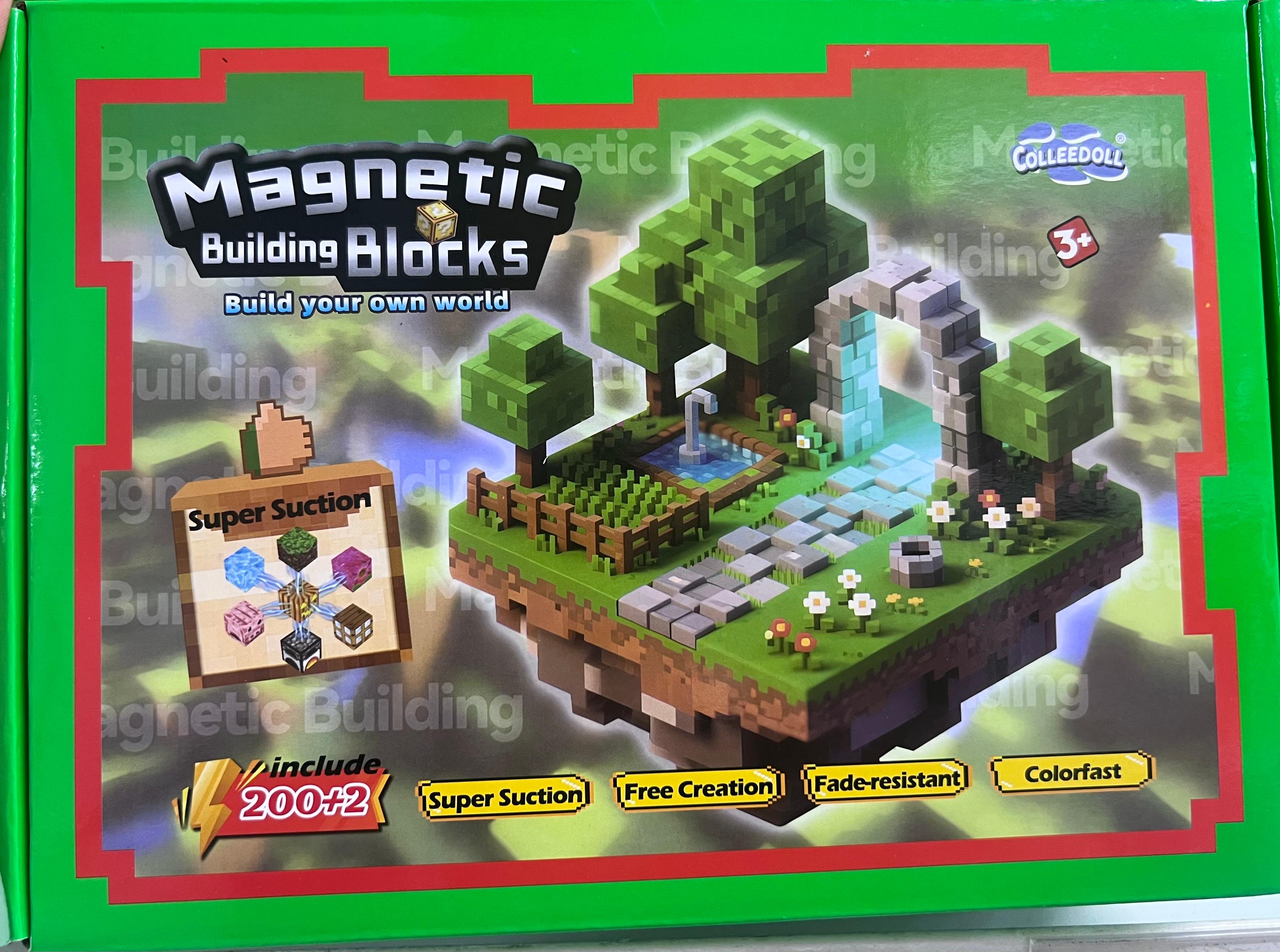 SET DE BLOQUES MAGNETICOS TIPO MAINCRrAFT
