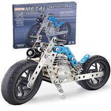 SET DE CONSTRUCCION STEAM METALICO - MOTO CHOPPER